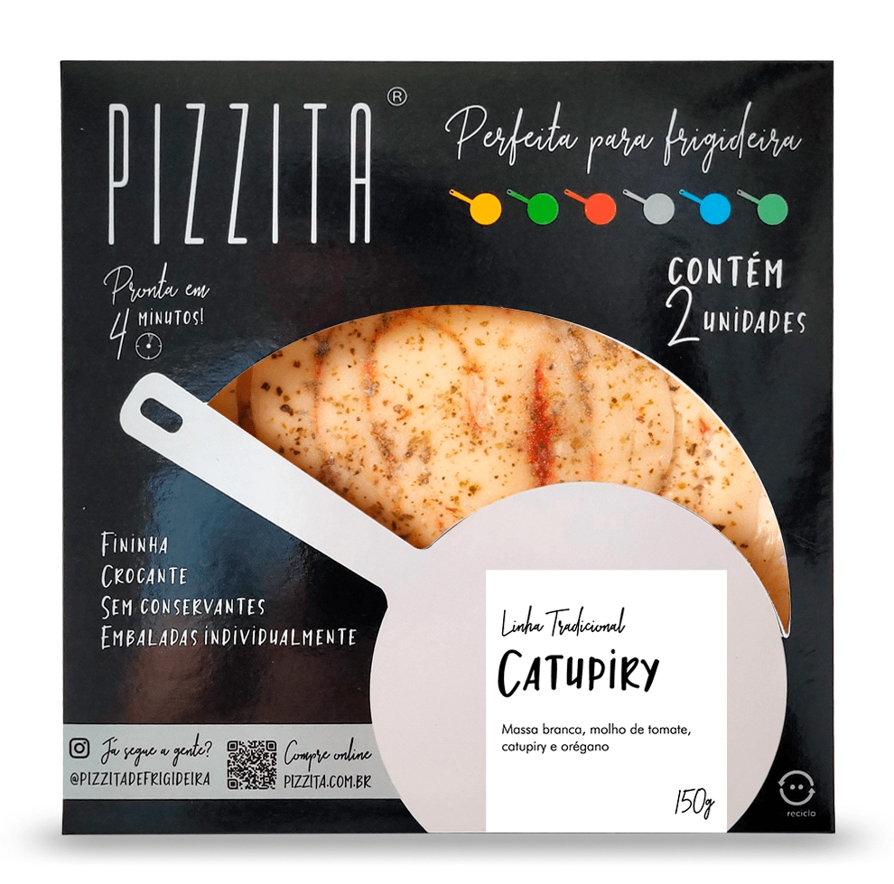 Pizza P/frigideira Pizzita 150g Catupiry Tradicional