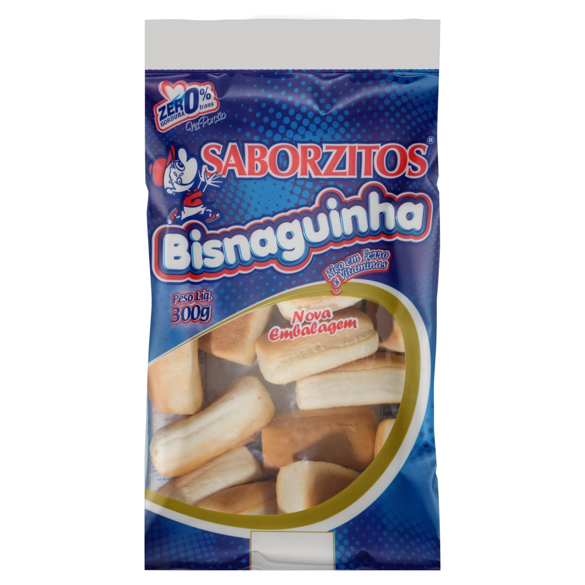Pão Bisnaguinha Saborzitos Pacote 300g