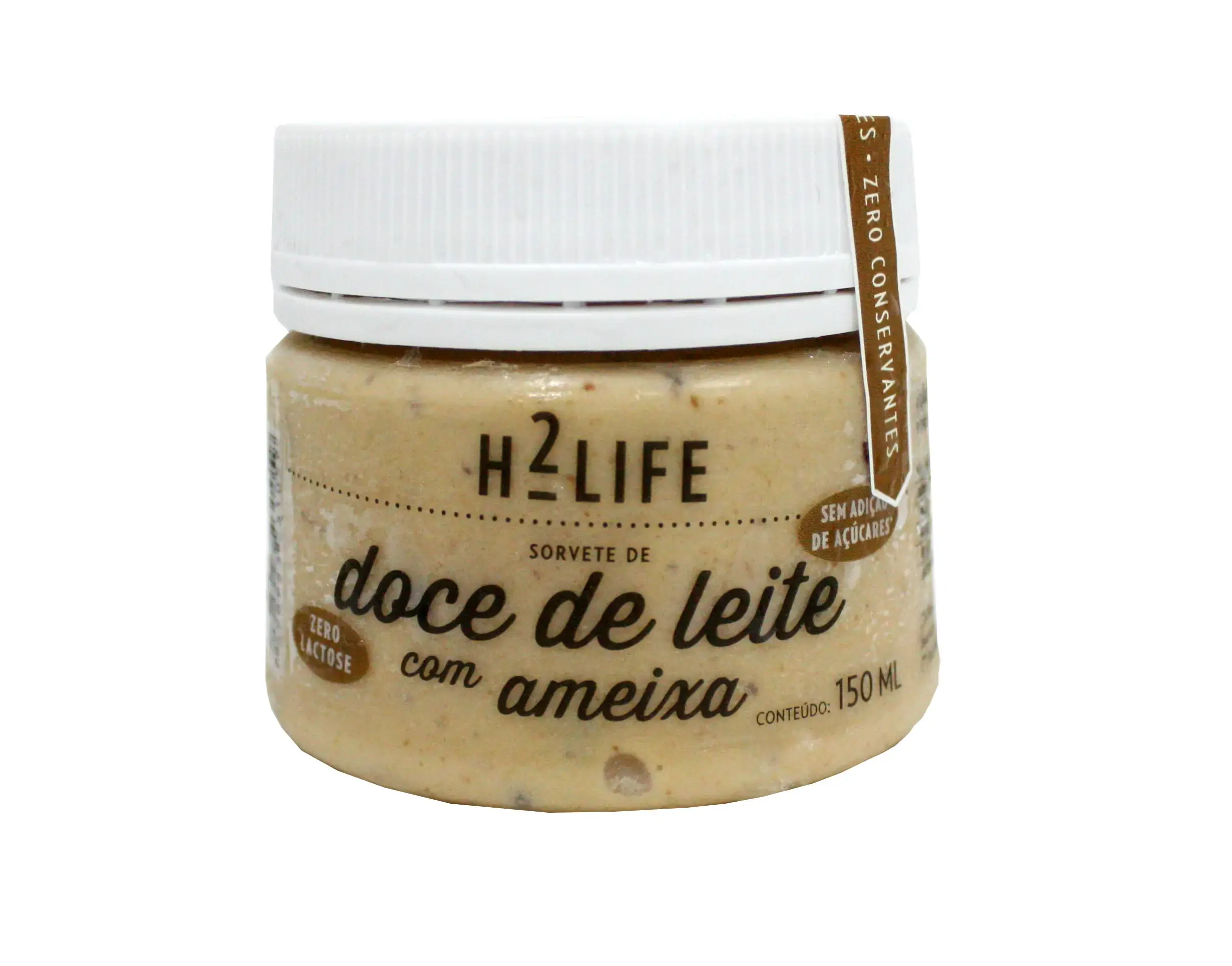 Sorvete Doce Leite H2life 150ml
