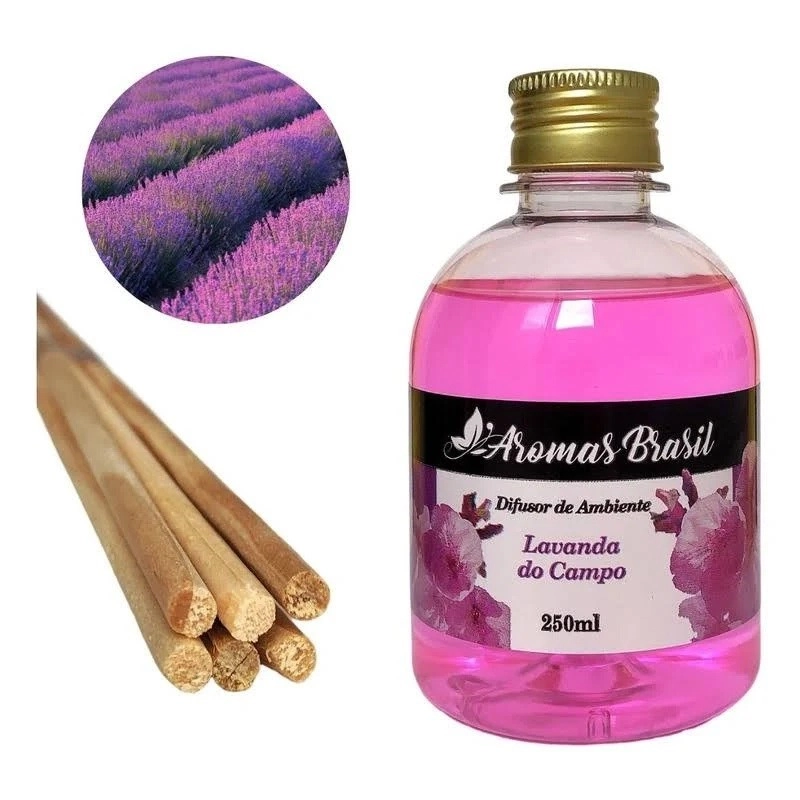 Difusor De Aroma 250ml Lavanda Do Campo