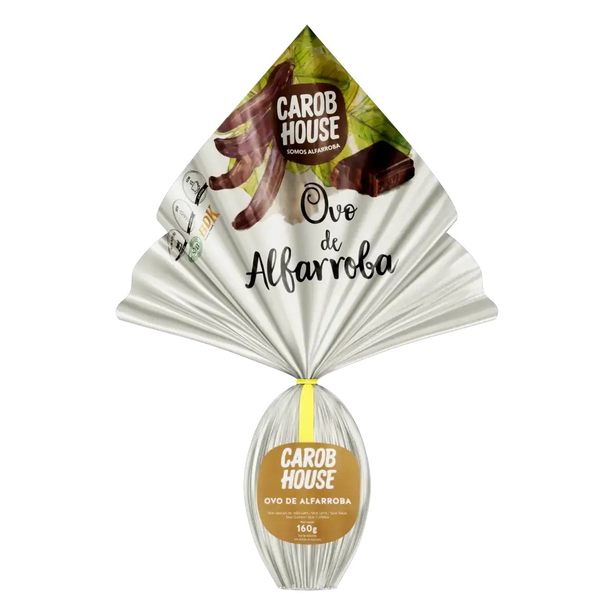 Ovo De Páscoa De Alfarroba Carob House 160g