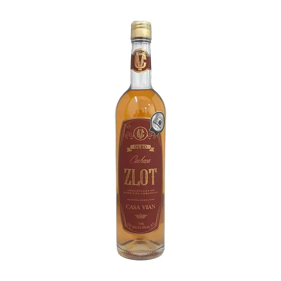 Cachaça Zlot Ouro Amburana 750ml
