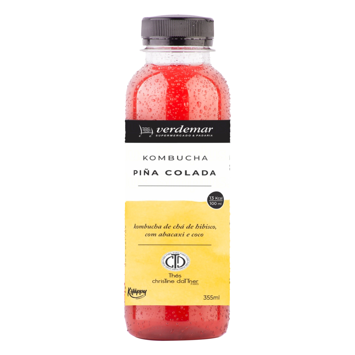 Kombucha Piña Colada K Häppy Garrafa 355ml