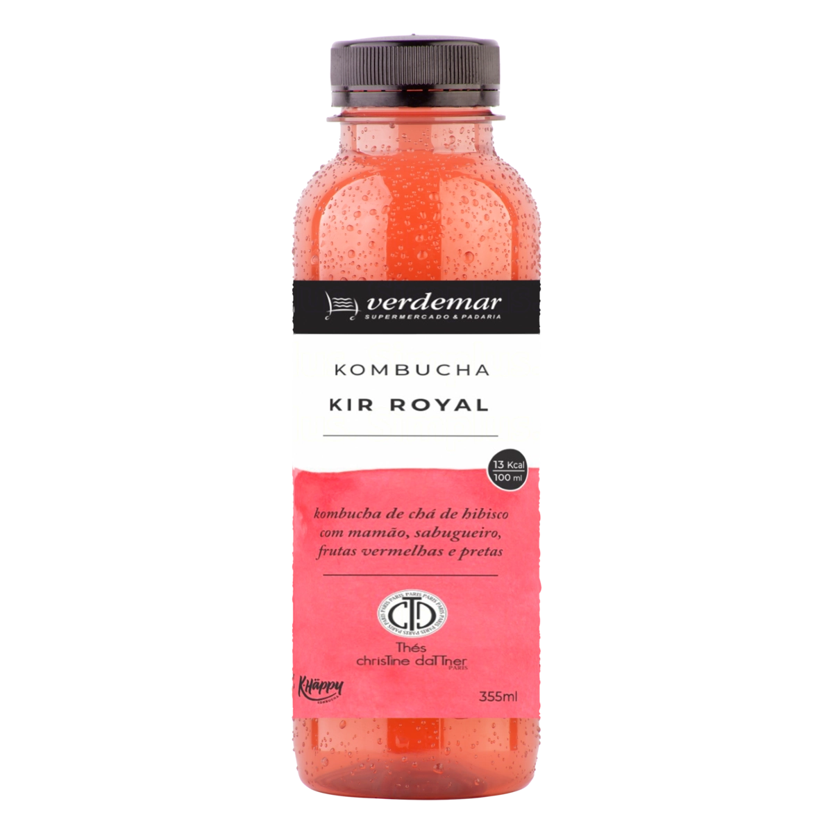 Kombucha Kir Royal K Häppy Garrafa 355ml