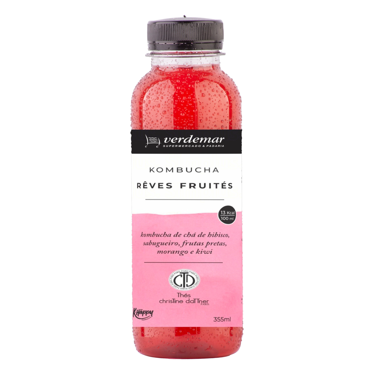 Kombucha Rêves Fruités K Häppy Garrafa 355ml