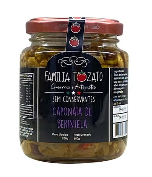 Caponata De Berinjela Tozato Embalagem 150g