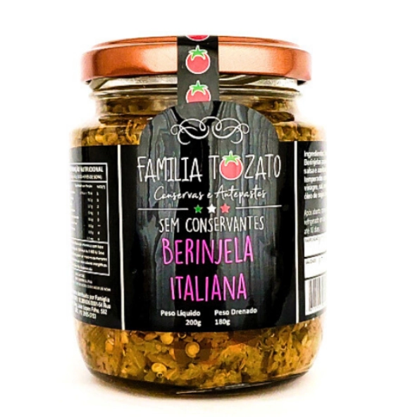 Antepastos Tozato Berinjela Italiana 180g