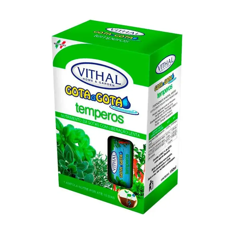 Fertilizante Gota A Gota Temperos Terral 24/6/32ml