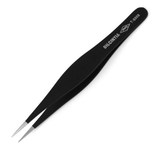 Pinça De Aco Inox Ponta Fina