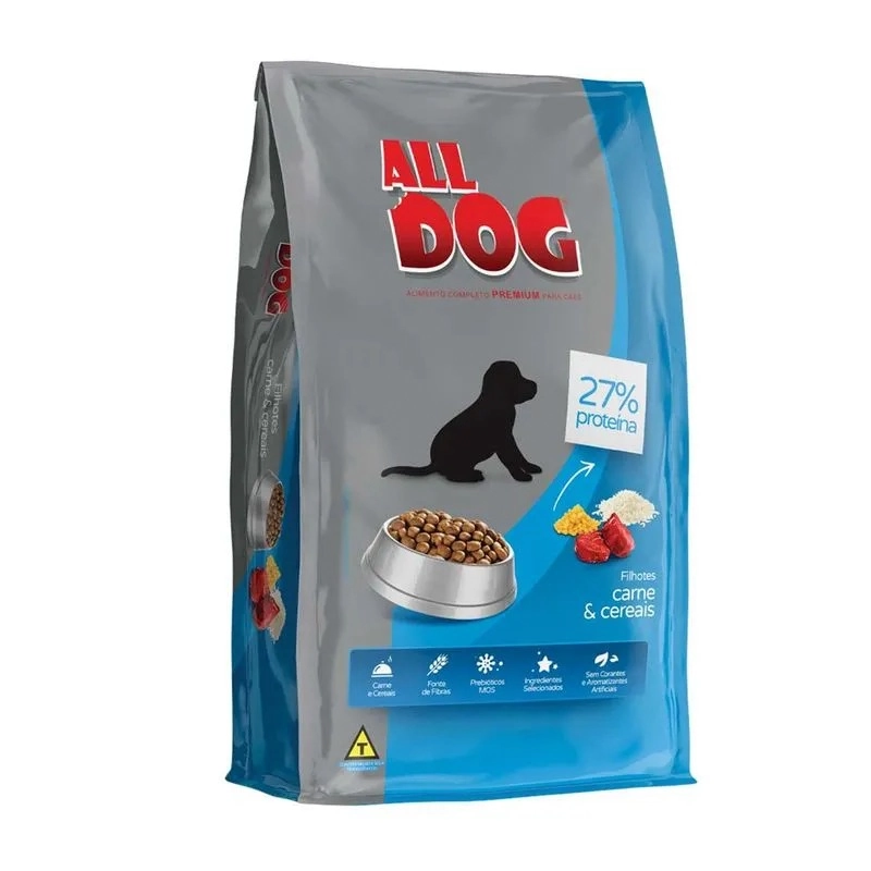 Ração Filhote Carnes Cereais All Dog 15k