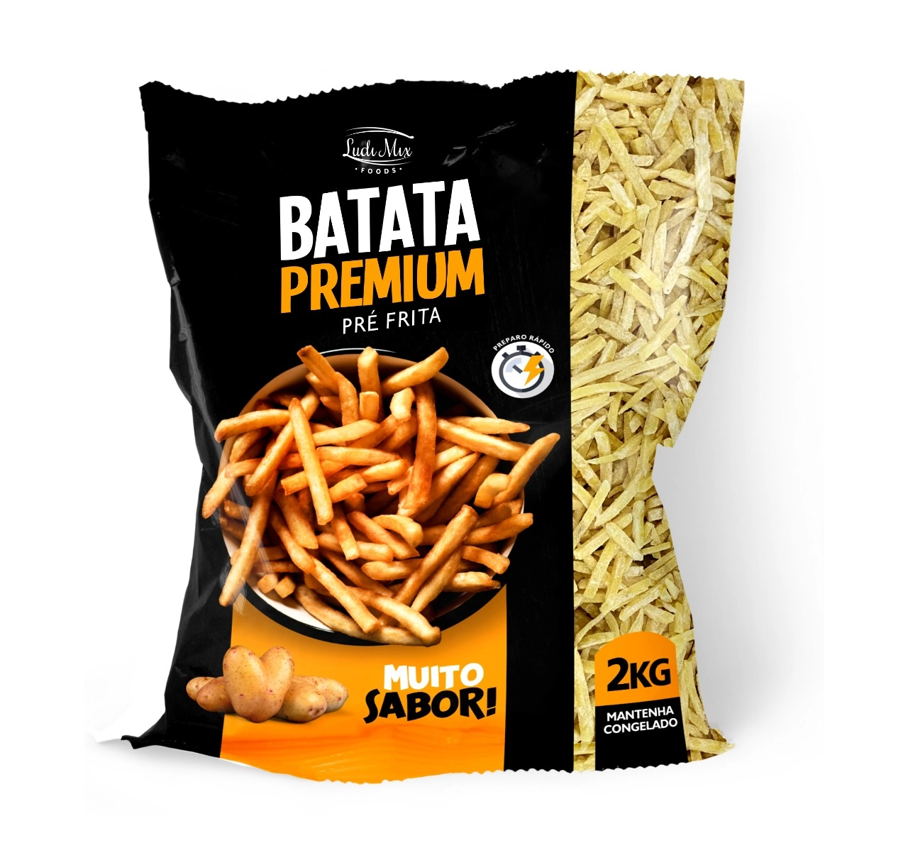 Batata Congelada Ludi Mix 2kg