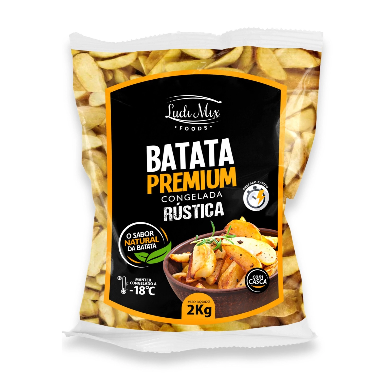 Batata Ludi Mix 2kg Rustica
