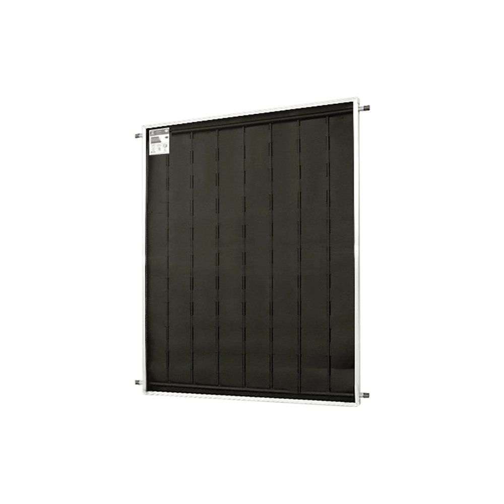Coletor Solar Vertical 100x100cm Cobre Vidro Thermo Endurecido Viasol