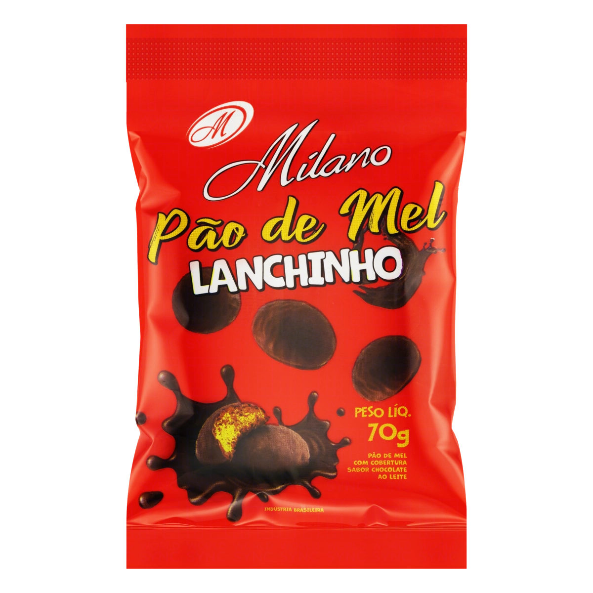 Pão De Mel Milano Lanchinho Pacote 70g