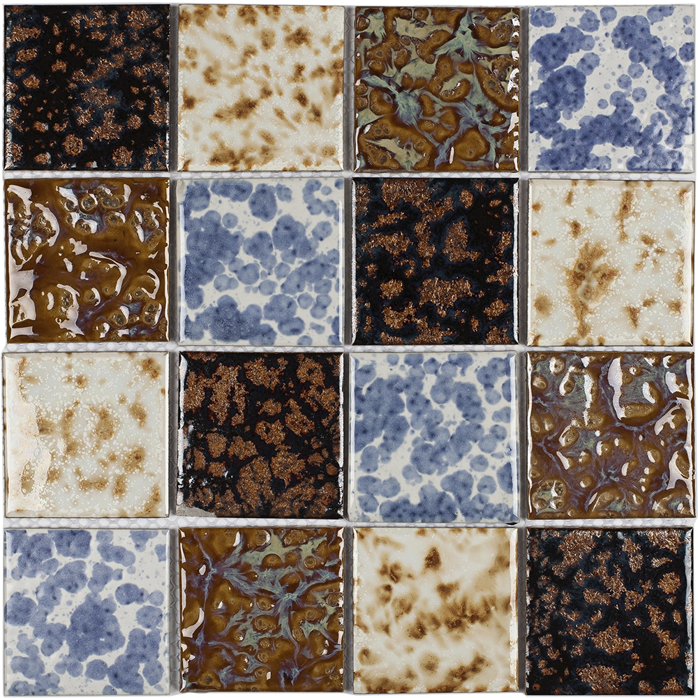 Pastilha PE2509 29,7x29,7cm Glass Mosaic