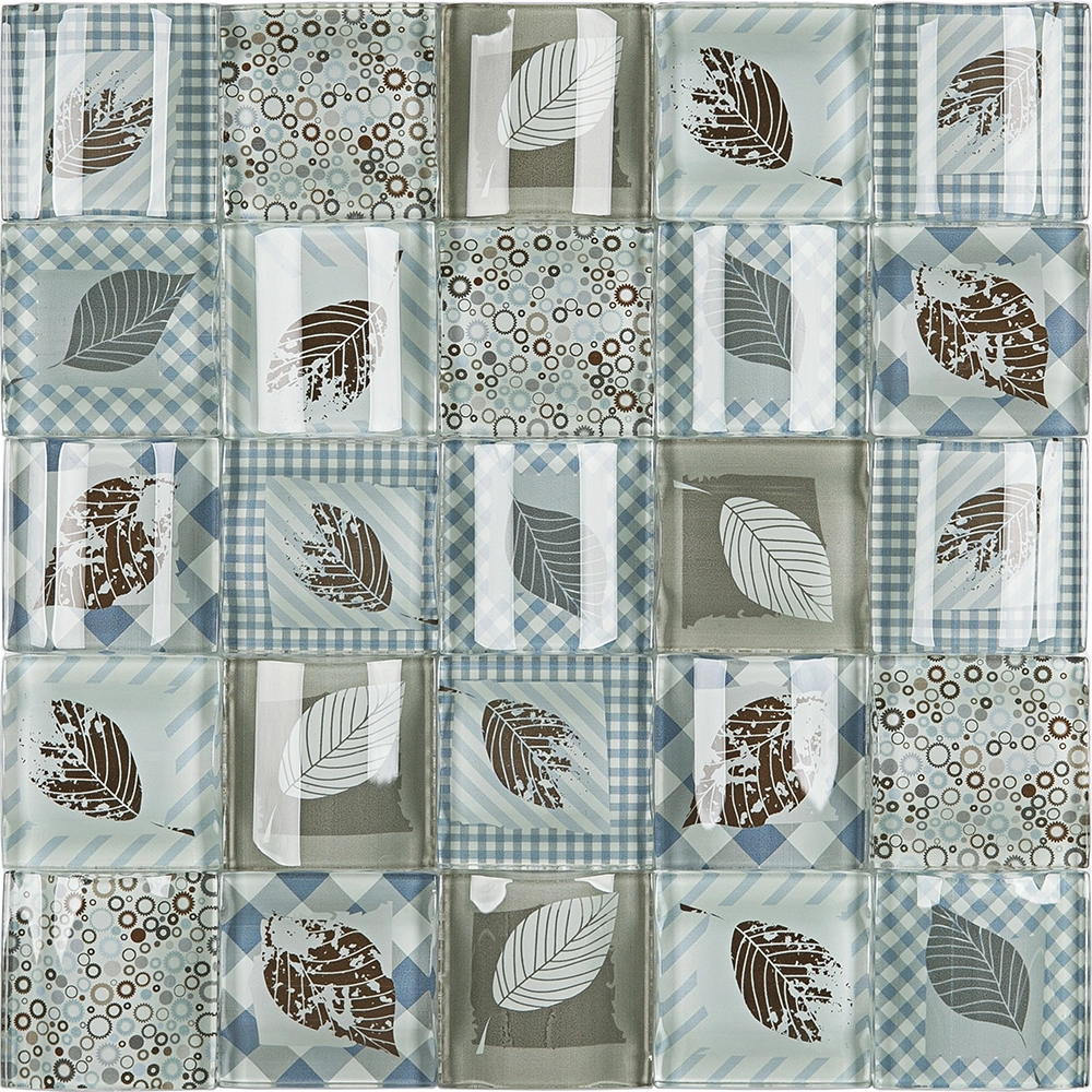 Pastilha Patchwork PW509 30x30cm Glass Mosaic