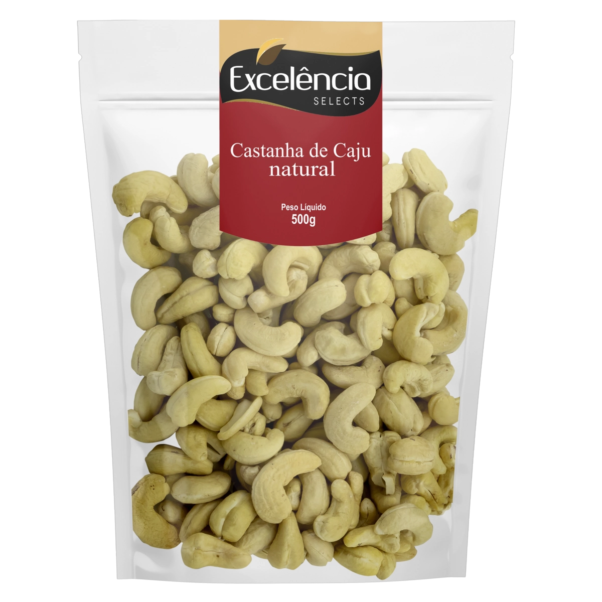 Castanha De Caju Natural Excelência Selects Pouch 500g