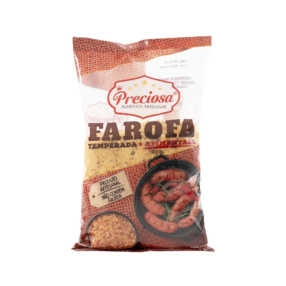 Farofa Preciosa 400g Apimentada