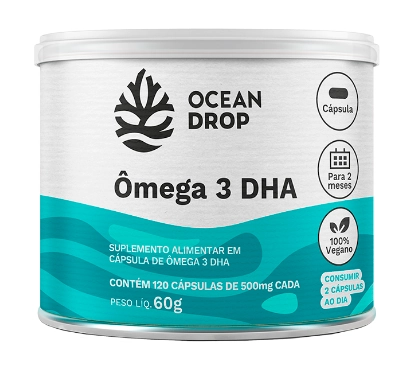 Omega 3 Dha 100 Vegetal 60 Caps 500 Mg O