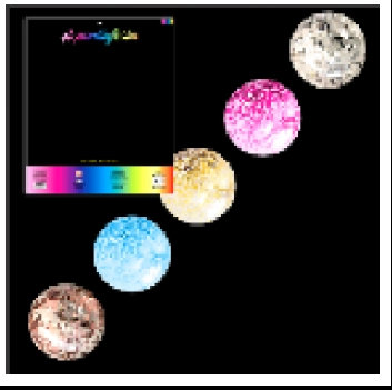 Balao Bubble 18 Mix Cores Ref.paf077 Cury