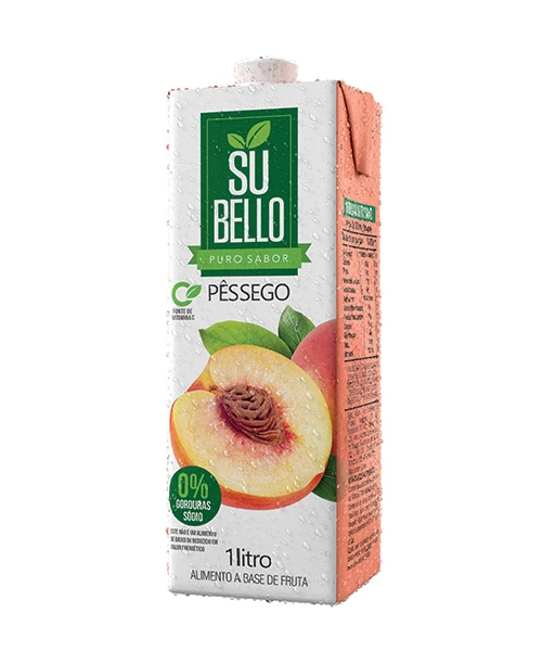 Bebida Adoçada Pêssego Subello Caixa 1l