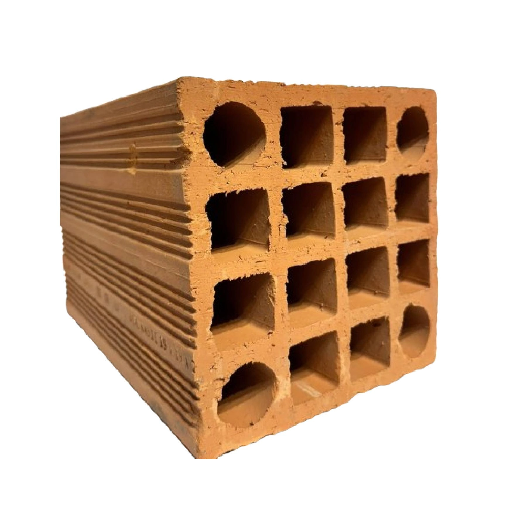 Bloco Cerâmico 19x19x29cm 16 Furos Braunas