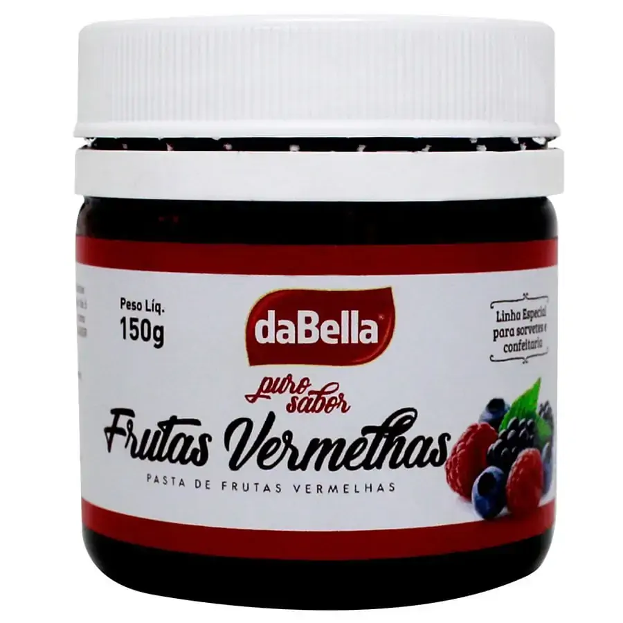 Pasta Puro Sabor Frutas Verm 150g Dabella