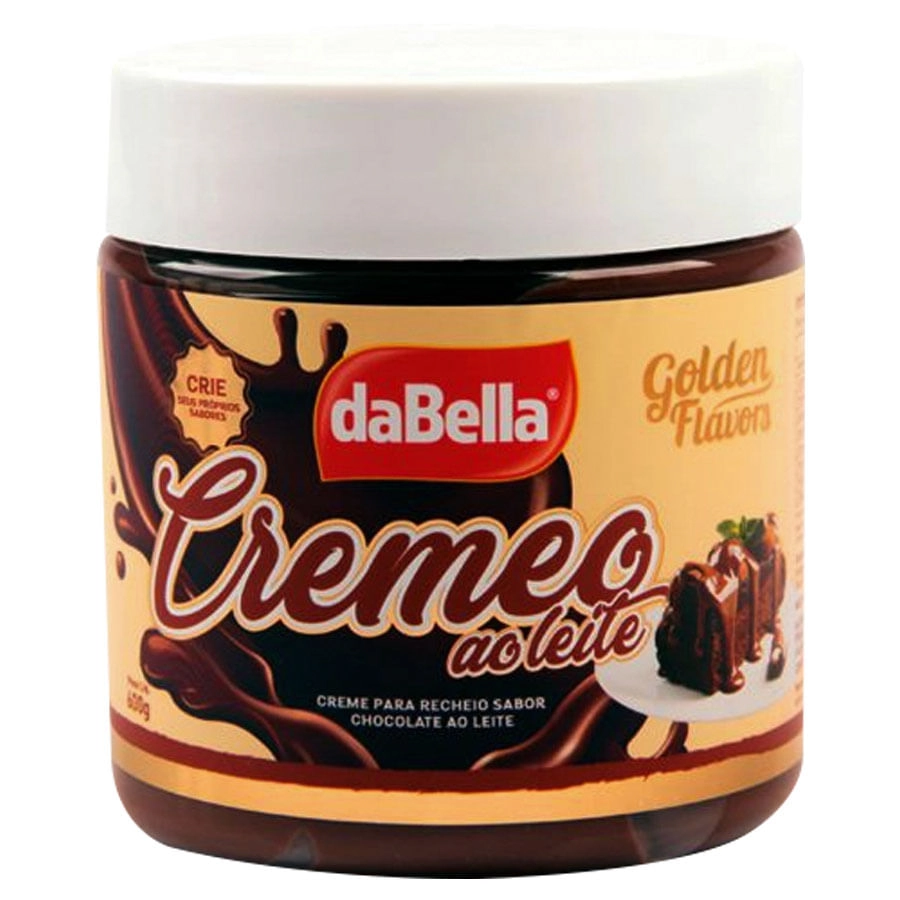 Pasta Golden Flavors Cremeo Leite 600g