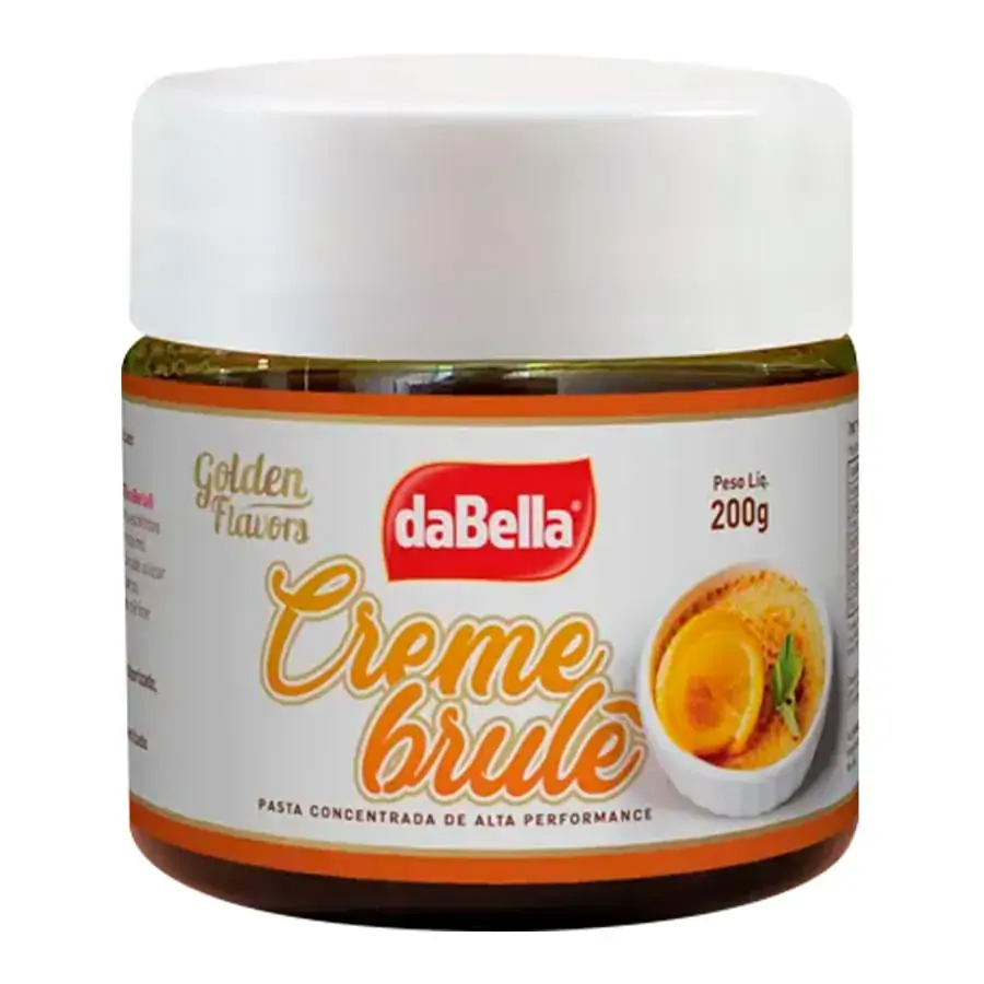 Pasta Golden Flavors Creme Brule 200g Dabella