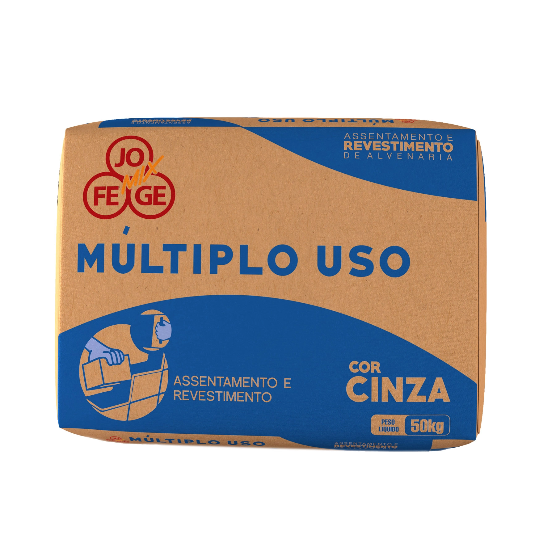 Massa Pronta Interno e Externo 50kg Multiuso Jofege Mix