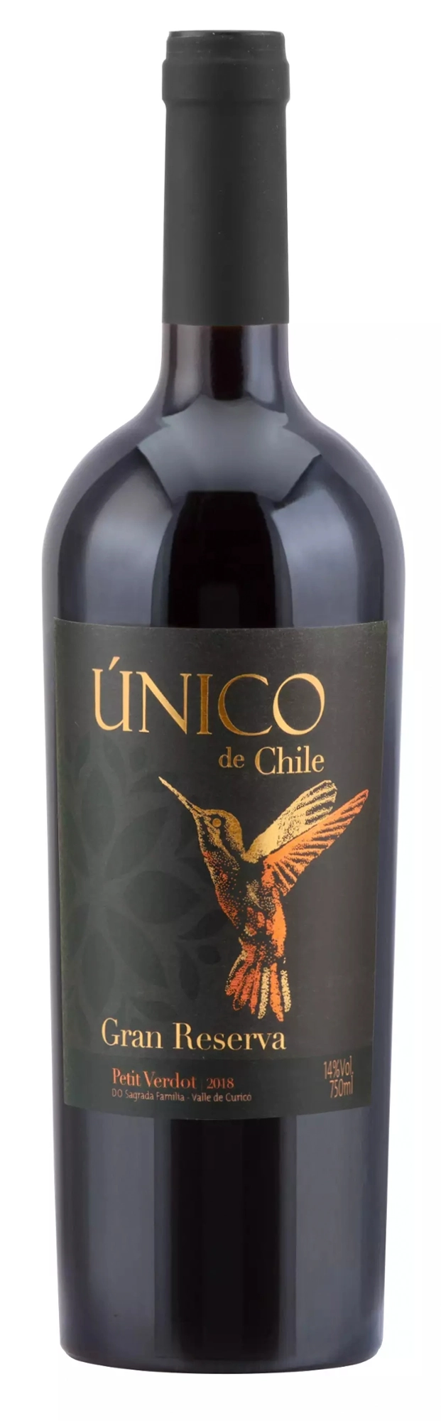 Vinho Tinto Único de Chile Gran Reserva Petit Verdot 750ML