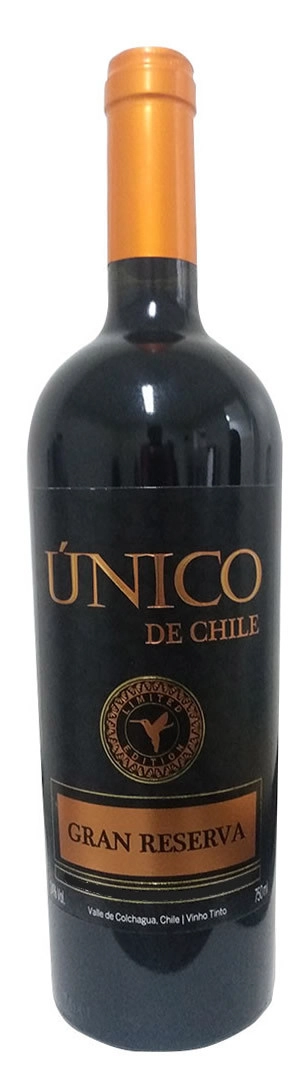Vinho Chileno Tinto ÚNICO DE CHILE GRAN RESERVA Cabernet Sauvignon Garrafa 750ml