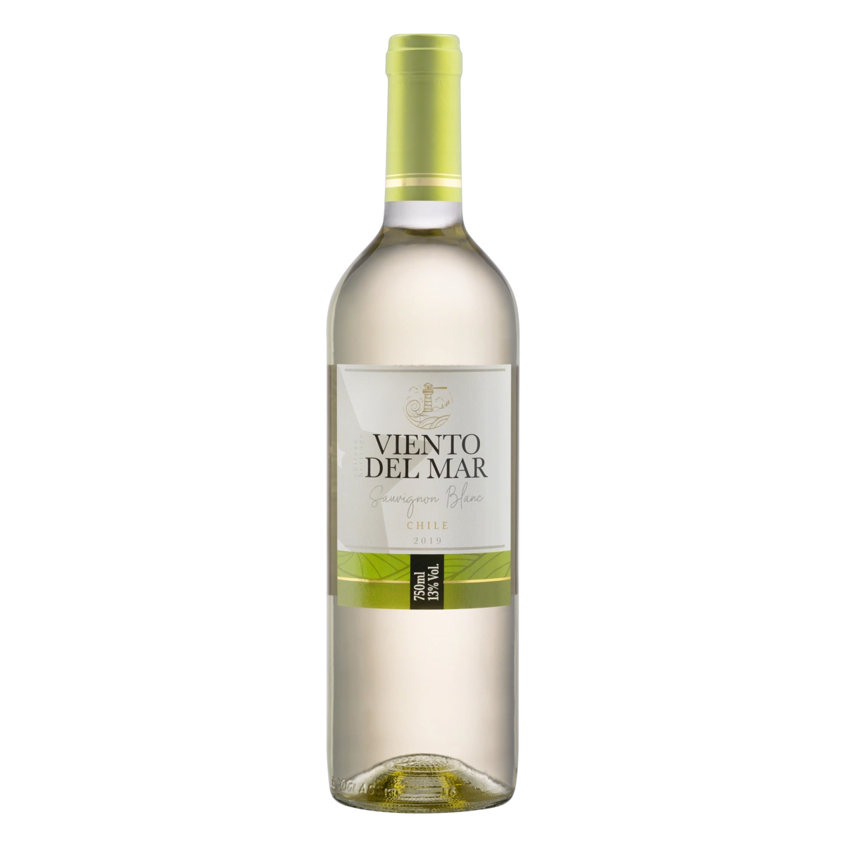 Vinho Chileno Branco Seco Viento Del Mar Sauvignon Blanc Valle Central Garrafa 750ml