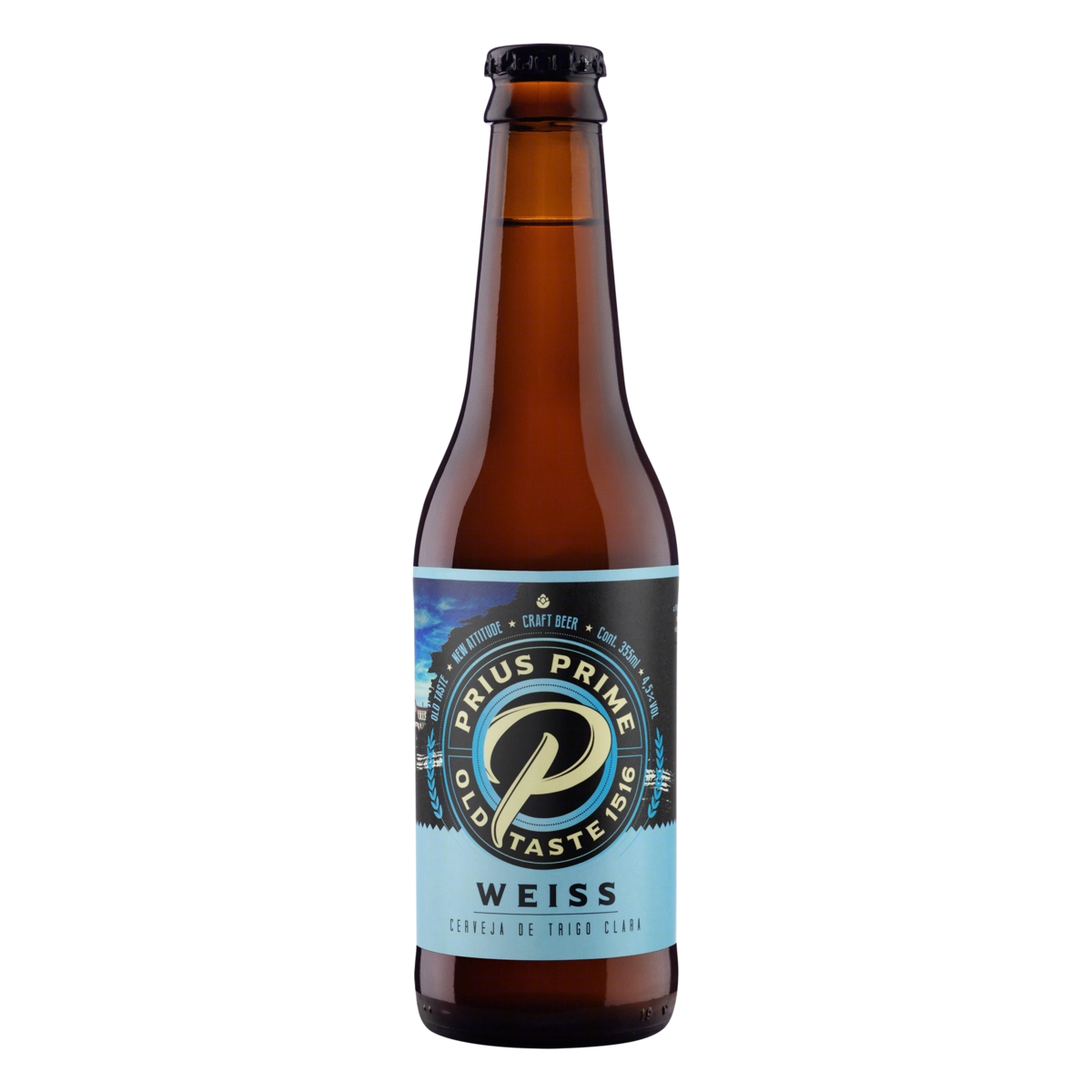 Cerveja Weiss Prius Prime Garrafa 355ml