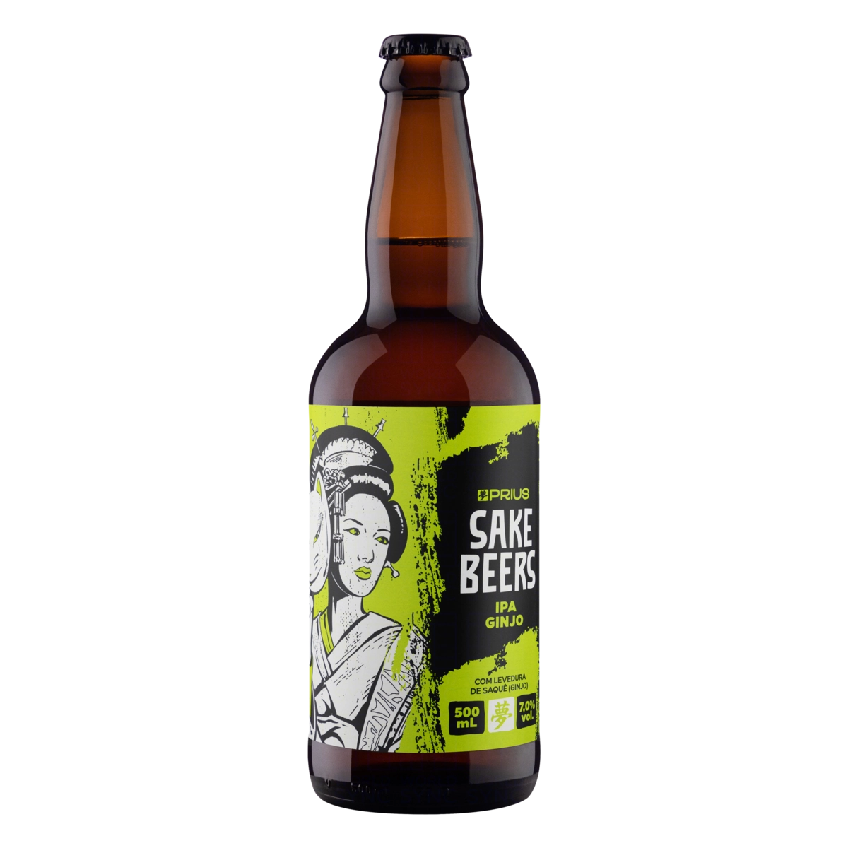 Cerveja Ipa Puro Malte Ginjo Sake Beers Garrafa 500ml
