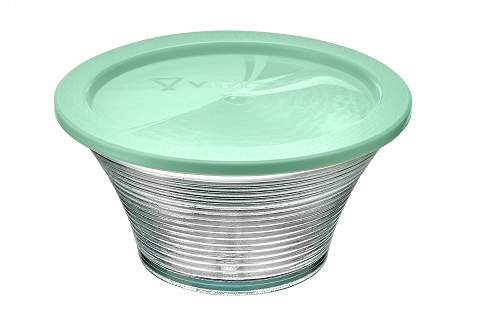 Fruteira Veneza Vitazza Espiral Com Tampa Plastica
