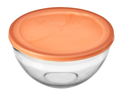 Tigela Round Vitazza 2,2 L C/tampa Plástica