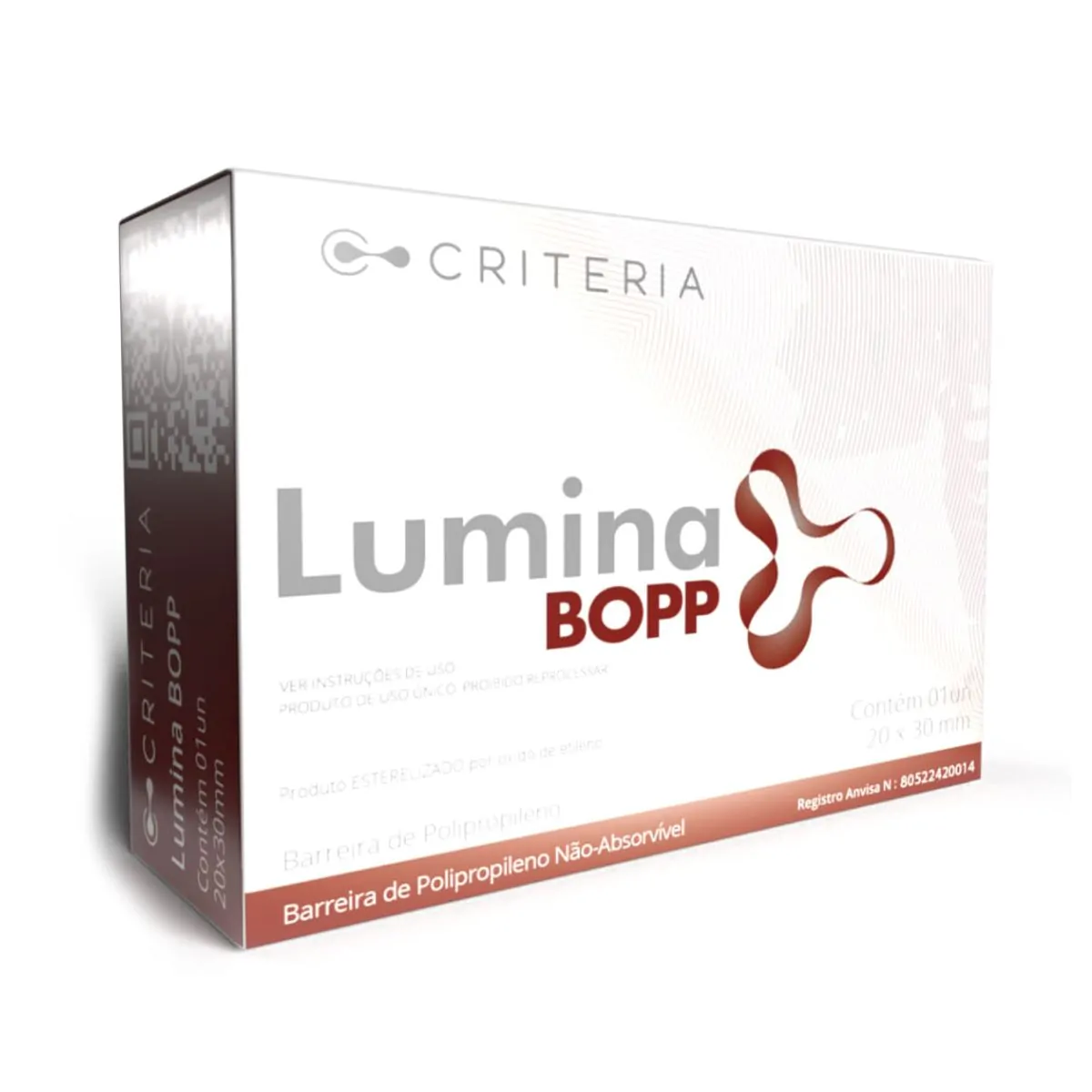 Barreira Lumina-Bopp de Polipropileno (20x30mm) - Criteria