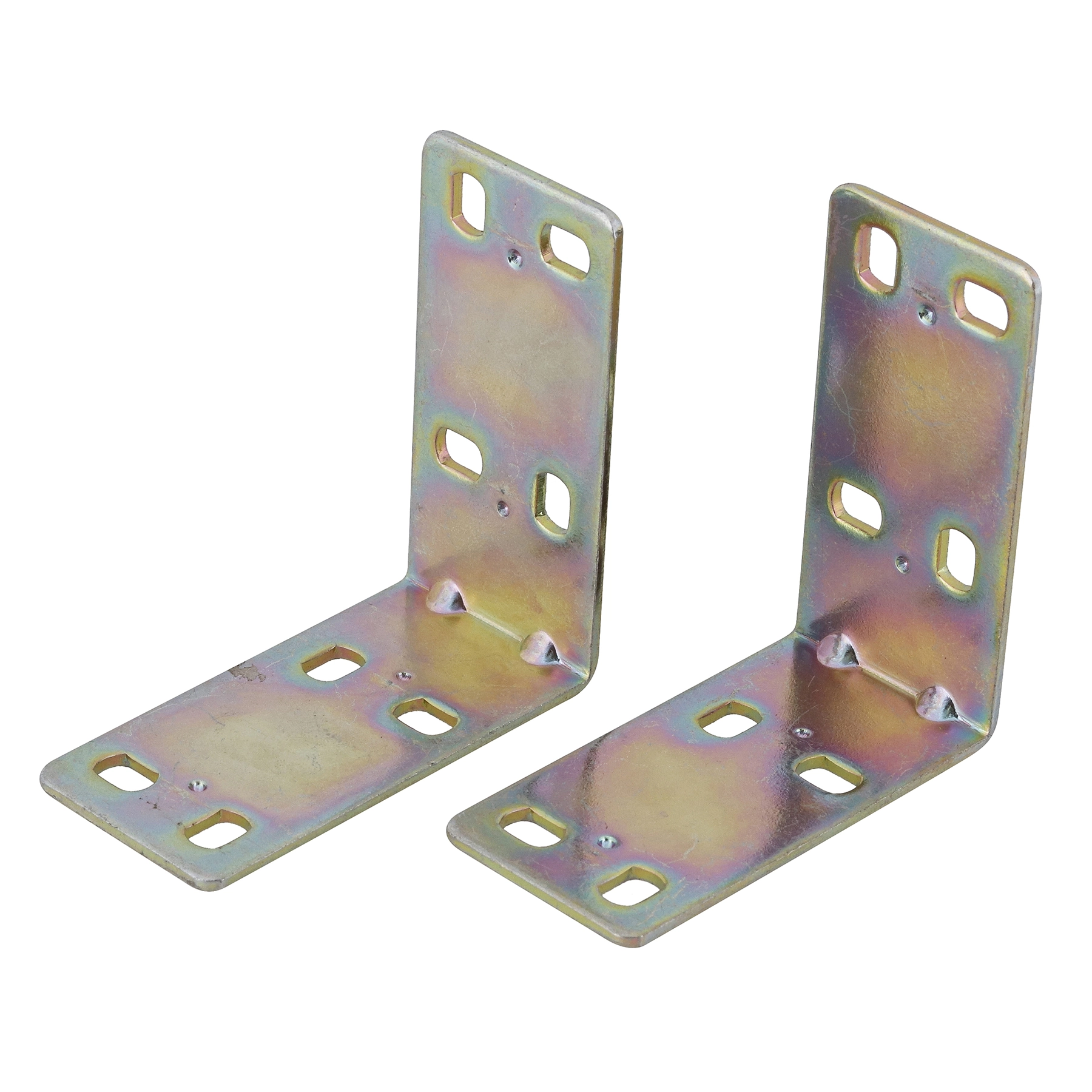Conjunto 2 peças Suporte Ajustável 60x30mm Aço Galvanizado Minubras