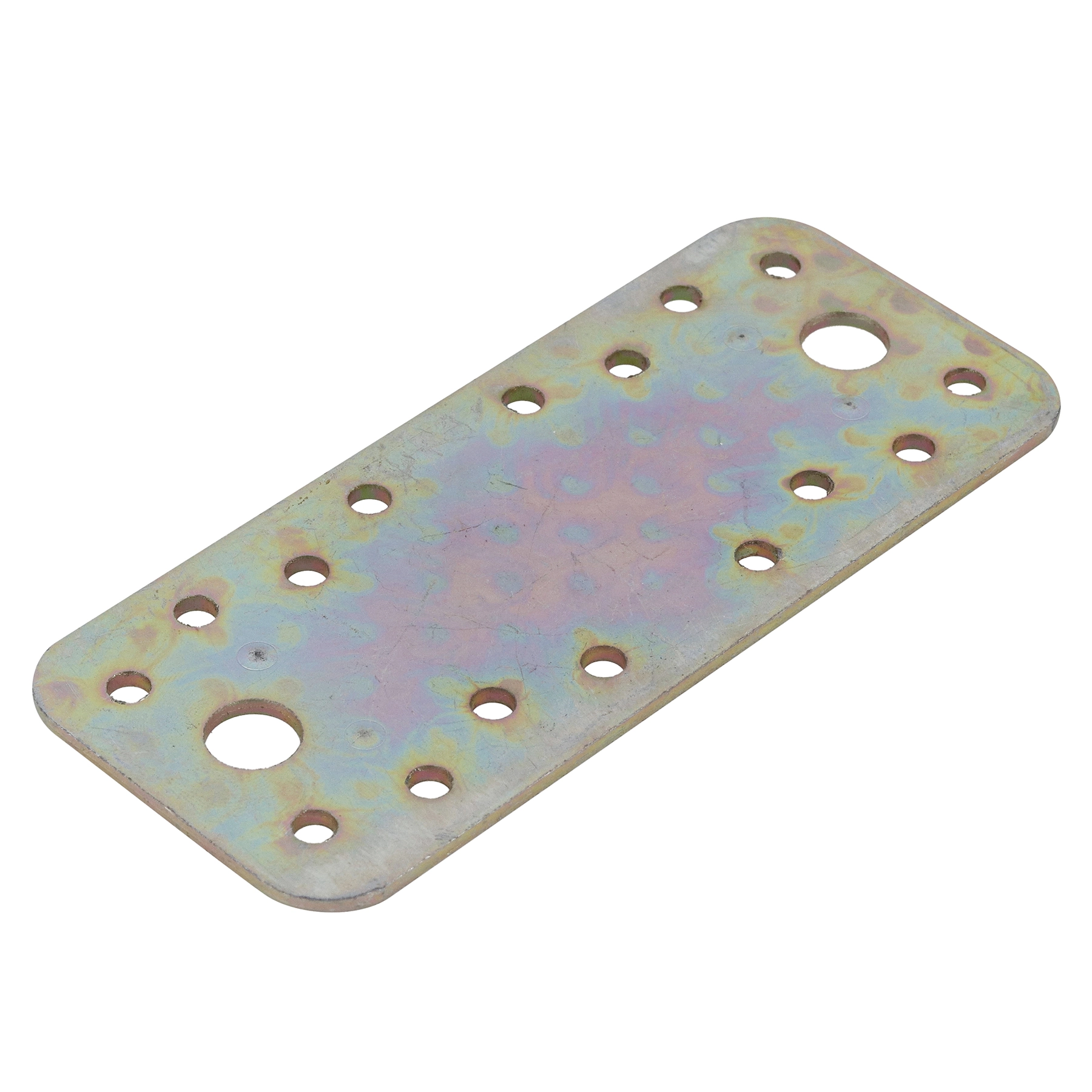 Placa Junção Reta Pesada 130x55x2,5mm Aço Galvanizado Minubras