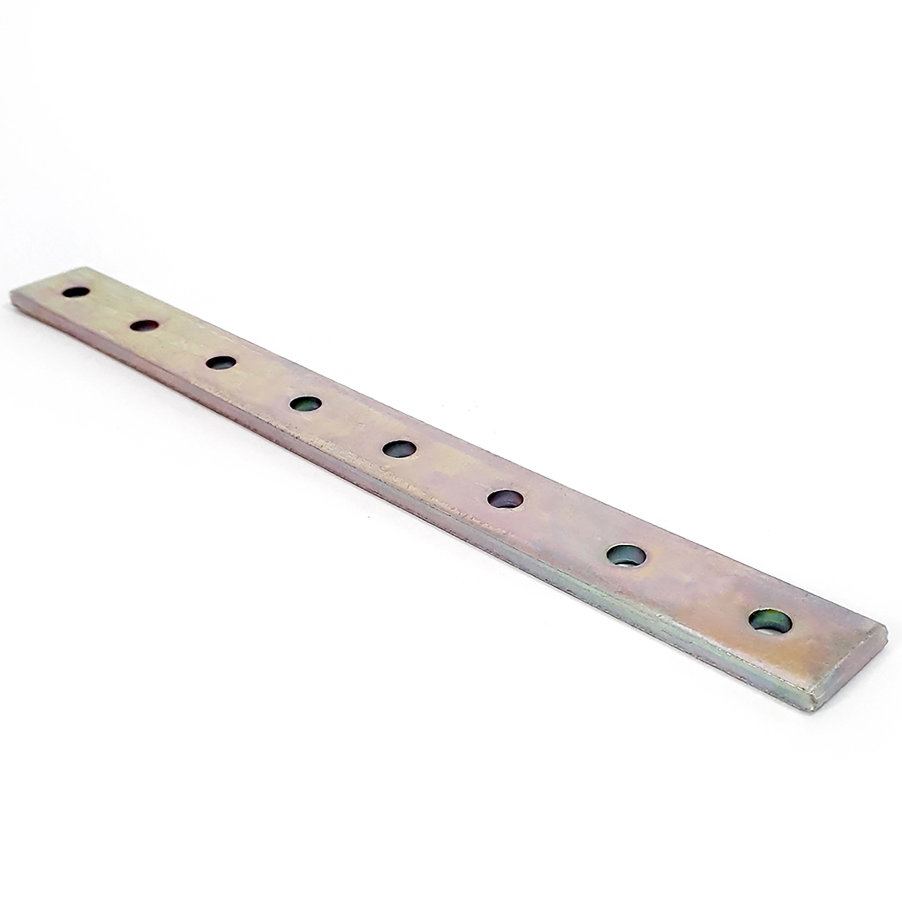 Chapa Junção Reta Perfurada Pesada 20x200x4mm Aço Galvanizado Minubras