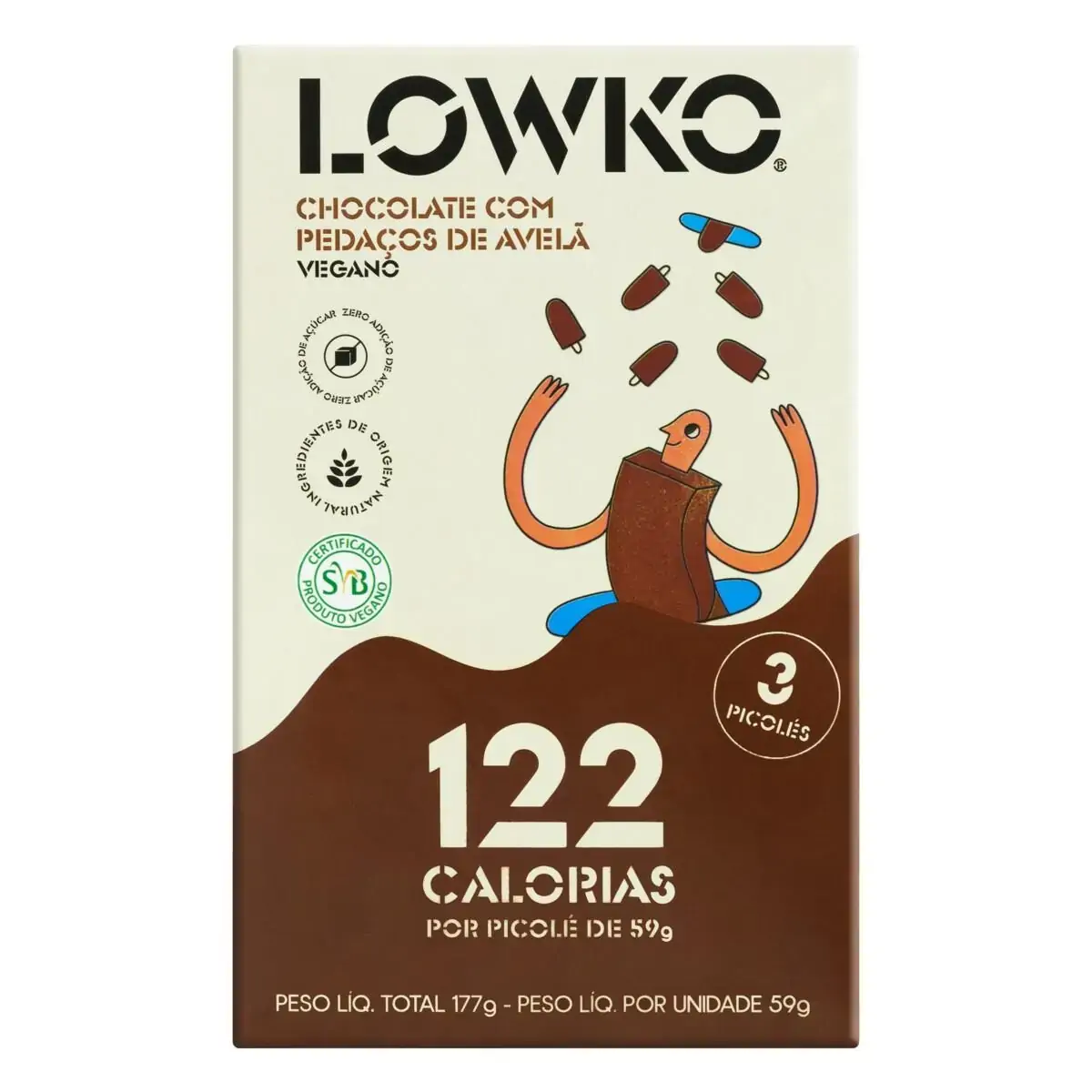 SORV VEG CHOC 198G