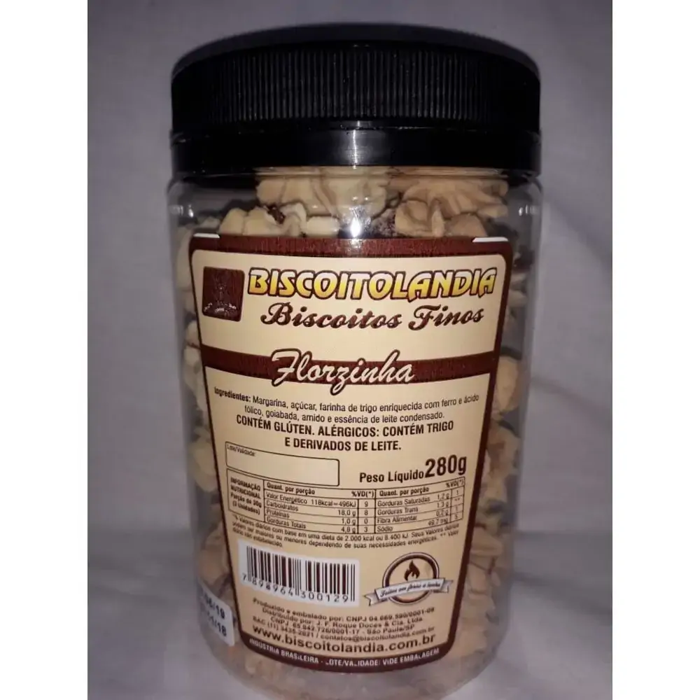 Bisc Petit Four Biscoitolandia Florzinha 280g