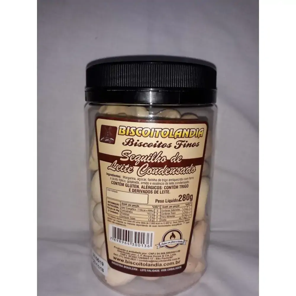 Bisc Petit Four Biscoitolandia Sequilho Leite Cond 280g