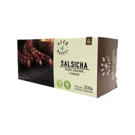 Salsicha Veronuttri Feijao Girassol E Funghi 200g
