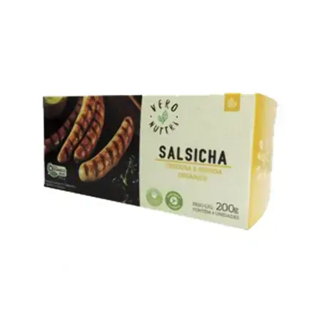 Salsicha Veronuttri Quinoa E Cenoura Organico 200g