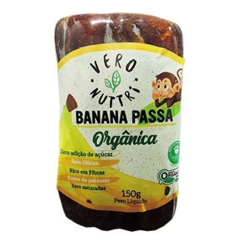 Banana Passa Org Vero Nuttri 150g