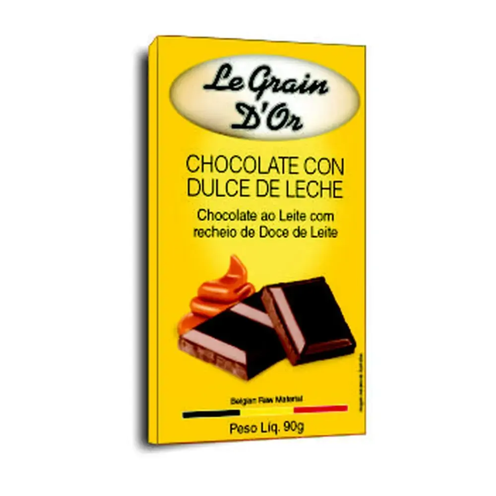 Choc Ao Leite C/doce De Leite Le Grain Dor 90g
