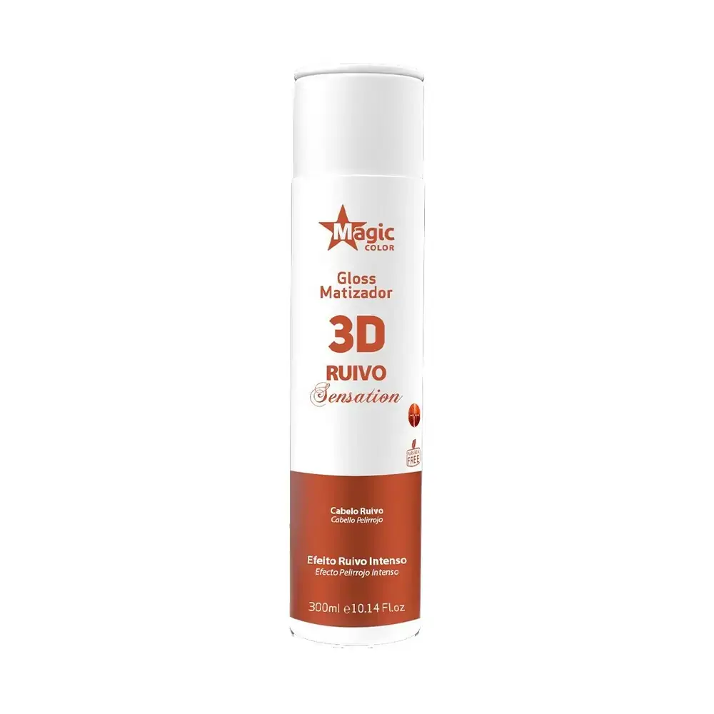Magic Color Matiz Gloss 3d 300ml Ruivo Sensation