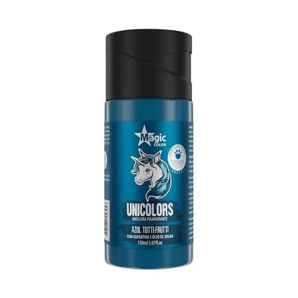Máscara Pigmentante Azul Tutti Frutti Magic Color 150Ml